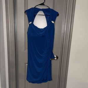 Scarlett Royal Blue Backless Dress